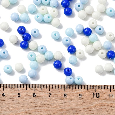 Opaque Acrylic Beads SACR-Q004-01B-1