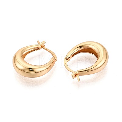 925 Sterling Silver Hoop Earrings STER-N016-130G-1