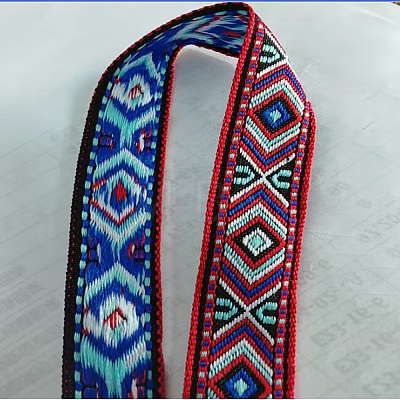 Ethnic Style Embroidery Polycotton Ribbons OCOR-WH0066-31D-1