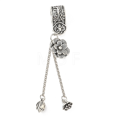 Tibetan Style Alloy Big Pendants FIND-H056-06AS-1