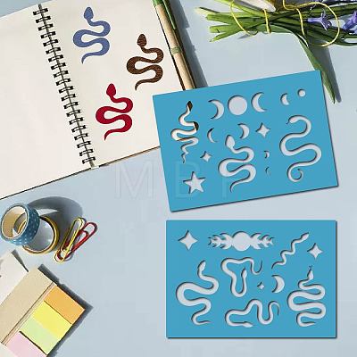 Acrylic Earring Handwork Template DIY-WH0359-017-1