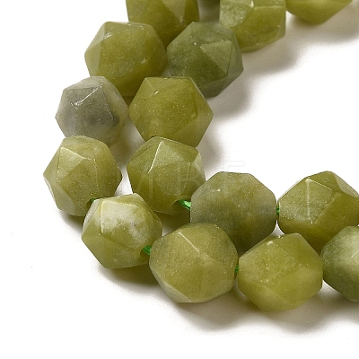 Natural Chinese Jade Beads Strands G-K382-A03-02-1