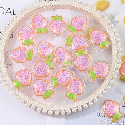 Transparent PVC Plastic Cabochons JX139A-04-1