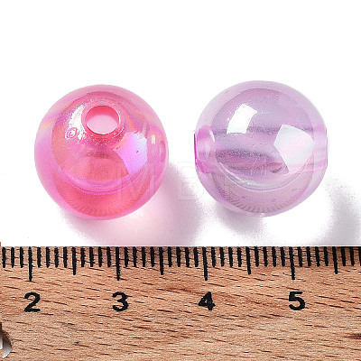 Transparent Acrylic Beads X-OACR-Z013-20-1