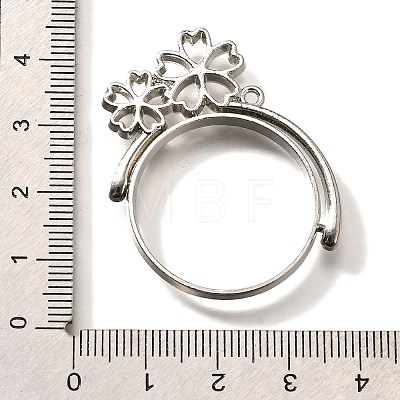 Alloy Open Back Bezel Pendants PALLOY-I223-20P-1