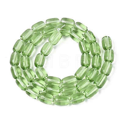Transparent Glass Beads Strands GLAA-T028-14T-A01-1