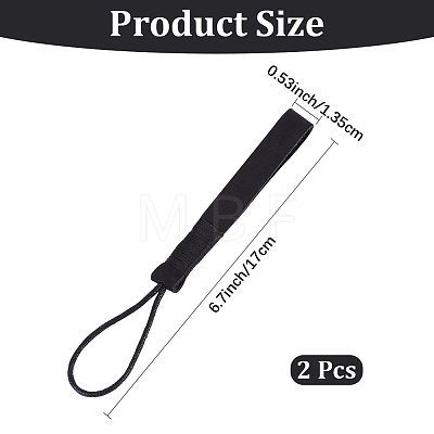 2Pcs Cowhide Leather Car Key Chain Pendant Decorations AJEW-CL0001-80A-1