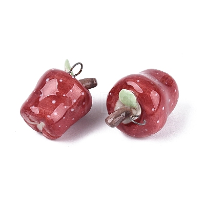 Handmade Porcelain Pendants PORC-N013-16A-1
