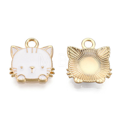 Eco-Friendly Zinc Alloy  Pendants X-ENAM-R051-01-03G-NR-1