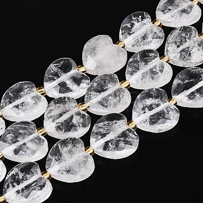 Natural Quartz Crystal Beads Strands G-P592-B19-01-1