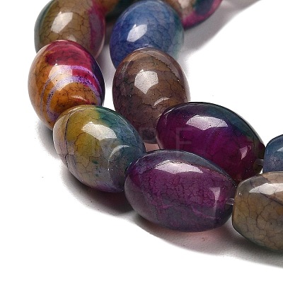 Natural Agate Beads Strands G-B079-E01-01D-1