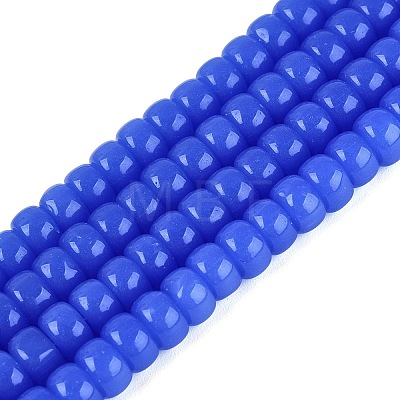 Imitation Jade Glass Beads Strands GLAA-NH0002-A01-B05-1
