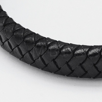 Braided Leather Cord Bracelets BJEW-I200-08-1