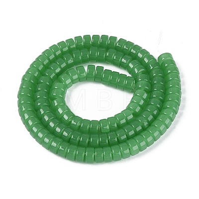Imitation Jade Glass Beads Strands GLAA-N026-3x6mm-J04-1