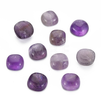 Natural Amethyst Cabochons G-N326-120A-1