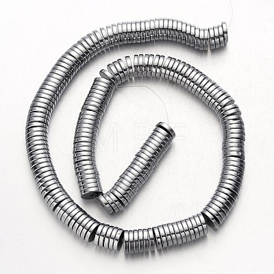Electroplate Non-magnetic Synthetic Hematite Beads Strands X-G-F300-17B-01-1