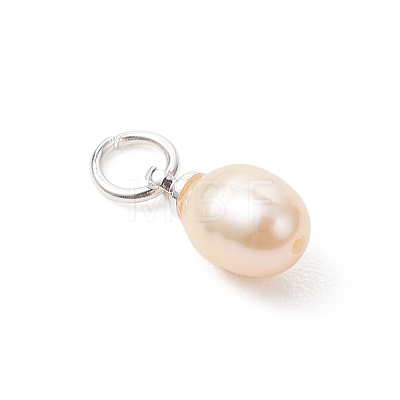Natural Cultured Freshwater Pearl Pendants PALLOY-JF05172-02-1