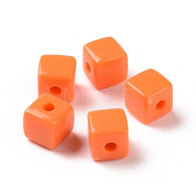 Opaque Acrylic Beads OACR-E015-02D-1