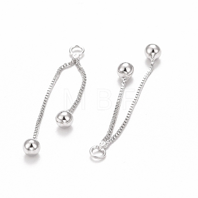 Rack Plating Brass Tassel Pendants LS-KK-C236-02P-1