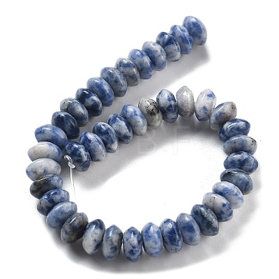 Natural Blue Spot Jasper Beads Strands G-P559-A15-02-1