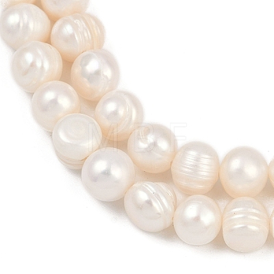 Natural Cultured Freshwater Pearl Beads Strands PEAR-I007-07J-08A-1