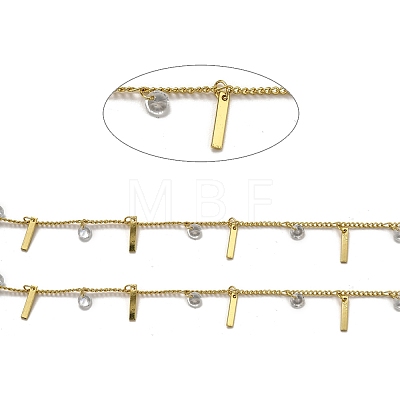 Handmade Brass Curb Chains CHC-L039-03G-1