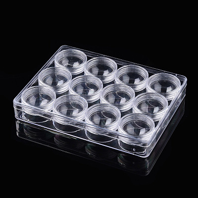 Rectangle Polystyrene Plastic Bead Storage Containers CON-N011-046A-1