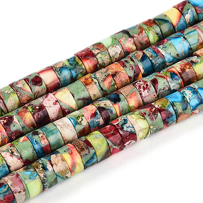 Natural Imperial Jasper Beads Strands G-N344-41C-1