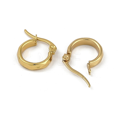 PVD Vacuum Plating 202 Stainless Steel Grooved Hoop Earrings EJEW-H003-51G-1