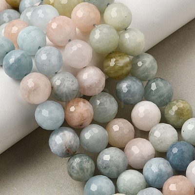 Natural Morganite Beads Strands GG-CBA0166-A01-12mm-1