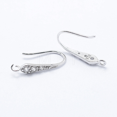 Anti-Tarnish Rhodium Plated 925 Sterling Silver STER-L054-16P-1