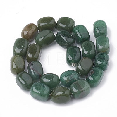 Natural Green Aventurine Beads Strands G-S299-77-1