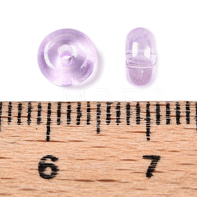 Transparent Dyed Colours Glass Seed Beads SEED-T007-02I-1