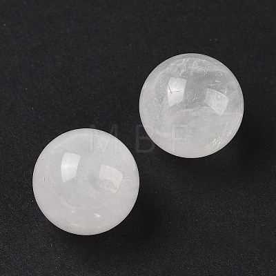 Natural Quartz Crystal No Hole Sphere Beads G-K353-04D-11-1