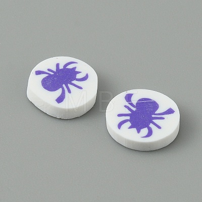 Halloween Handmade Polymer Clay Cabochons CLAY-CJC0014-08G-1