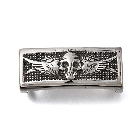 Halloween 304 Stainless Steel Slide Charms STAS-F356-14AS-07-1
