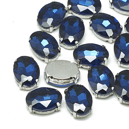 Sew on Rhinestone RGLA-T091-6x8mm-13P-1
