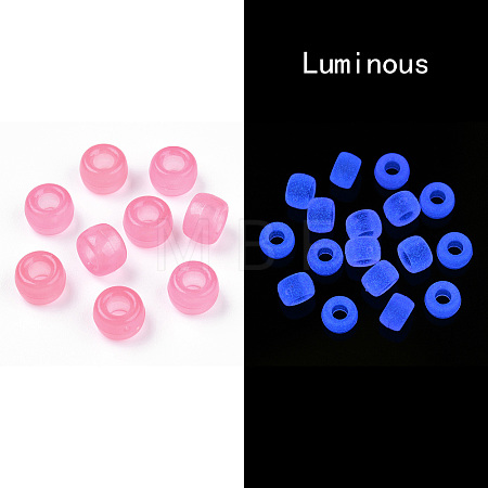 Transparent & Luminous Plastic Beads KY-T025-01-H06-1