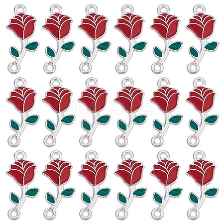 50Pcs Alloy Enamel Connector Charms FIND-SC0007-80-1