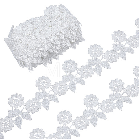 Polyester Lace Trim SRIB-GF0001-22A-1