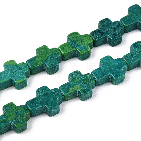 Synthetic Turquoise Beads Strands G-N352-22A-01-1