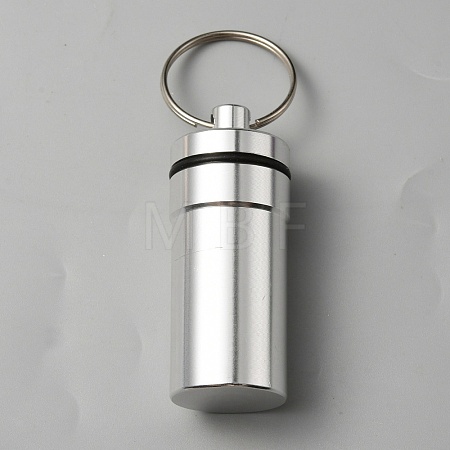 Outdoor Portable Aluminium Alloy Small Pill Case KEYC-WH0029-92E-1