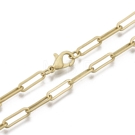 Brass Paperclip Chains MAK-S072-14B-MG-1