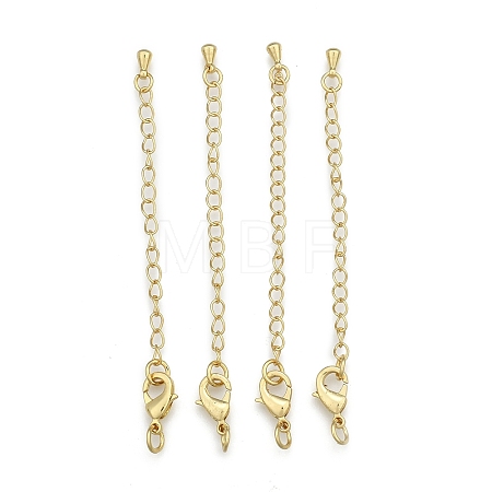 Long-Lasting Plated Brass Chain Extender LS-KK-F711-09G-1