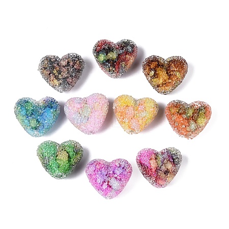 Opaque Acrylic Beads OACR-Q201-06-1