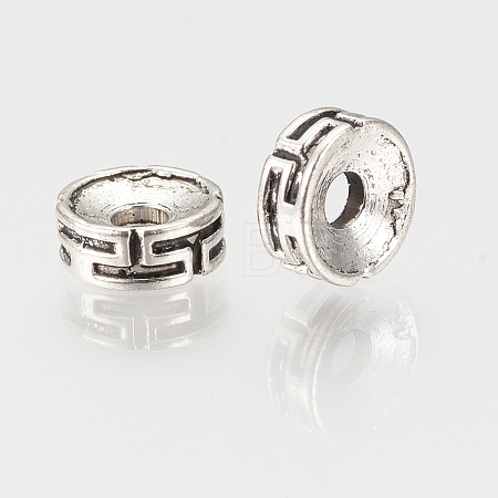 Tibetan Style Spacer Beads X-TIBEP-S315-46AS-NR-1