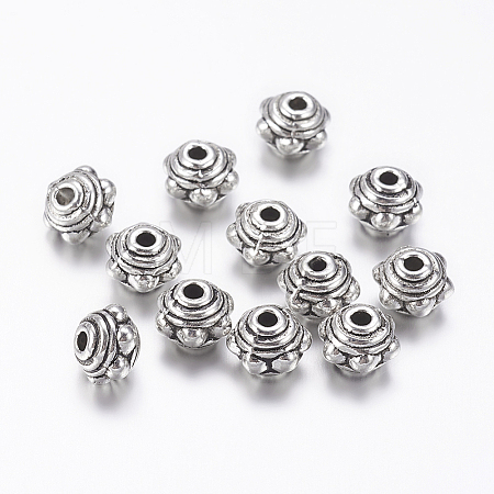 Tibetan Style Alloy Spacer Beads LF1017Y-1