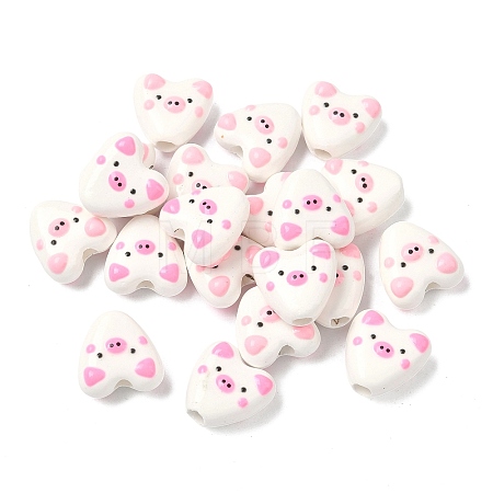 Handmade Porcelain Enamel Beads PORC-K011-02C-1
