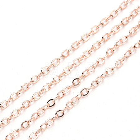 3.28 Feet Brass Cable Chains X-CHC-T008-06A-RG-1