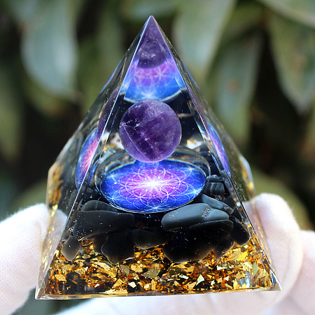 Orgonite Pyramid Resin Energy Generators PW-WG94568-01-1